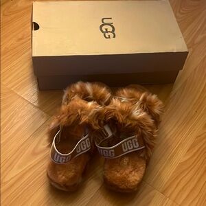 UGG Oh Yeah Spots Slides Size 8